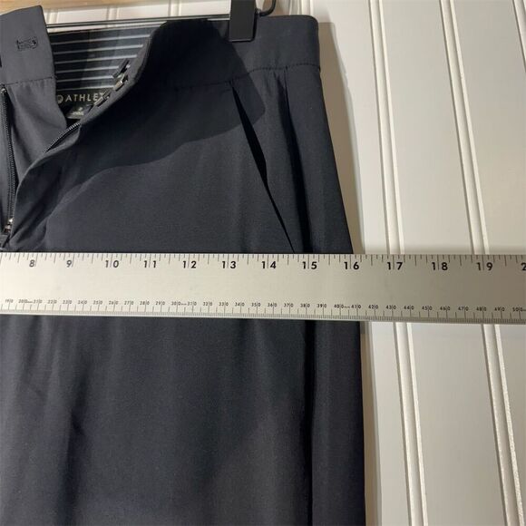 Athleta Tribeca Women's Black Wide Leg Crop Side Snaps Pants 2 Workwear Comfort - Picture 7 of 8